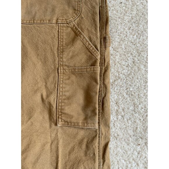 Dickies Pants Mens 38x32 Mustard Carpenter Relaxed Fit Grunge Workwear Canvas - Picture 8 of 10